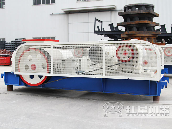 對輥式碎石機，結構簡單應用廣泛